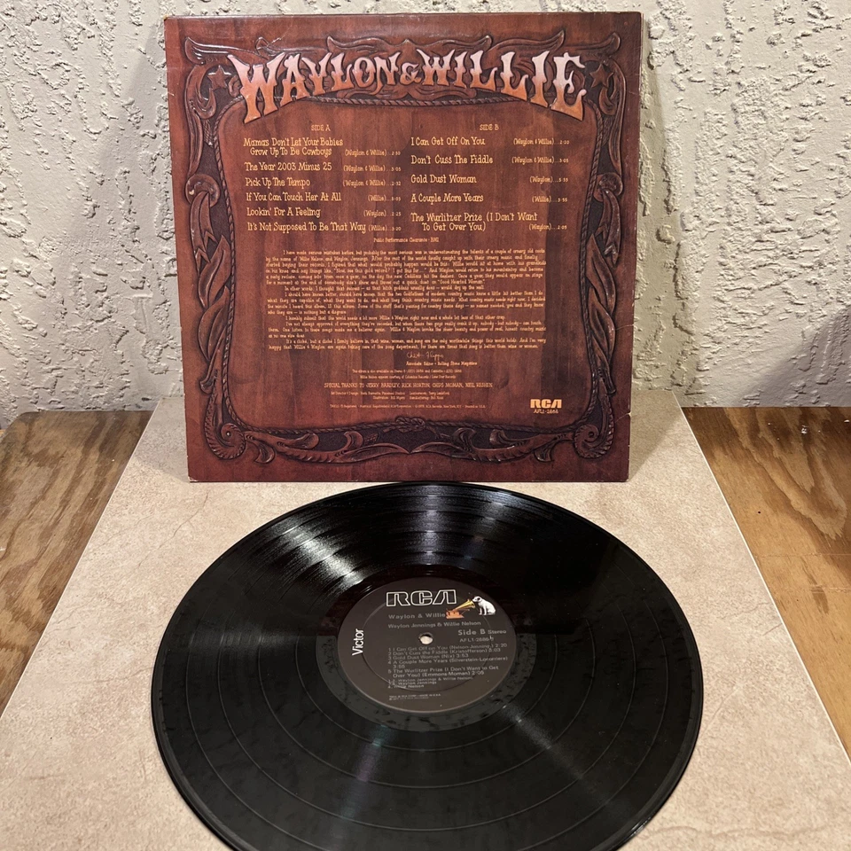 Waylon And Willie ALF1 2686 A - Image 2 of 2