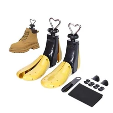 Shoe Stretchers for Sneakers Leather L(US Women 11-14,Men 10-14) 2pcs Yellow