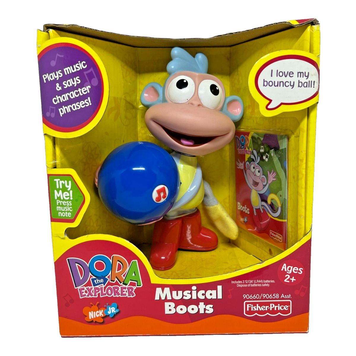 Musical Boots (Dora the Explorer, Nick Jr.) - Fisher-Price 2004