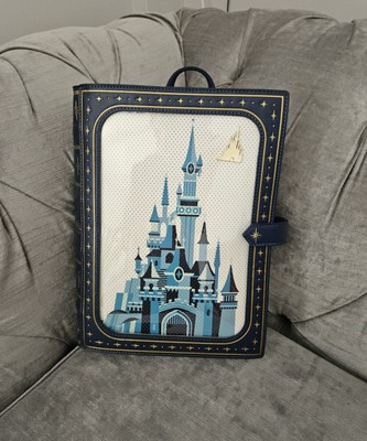 Ausverkauft Disneyland Paris Loungefly Schloss Pin Tasche im Stil eines Buches