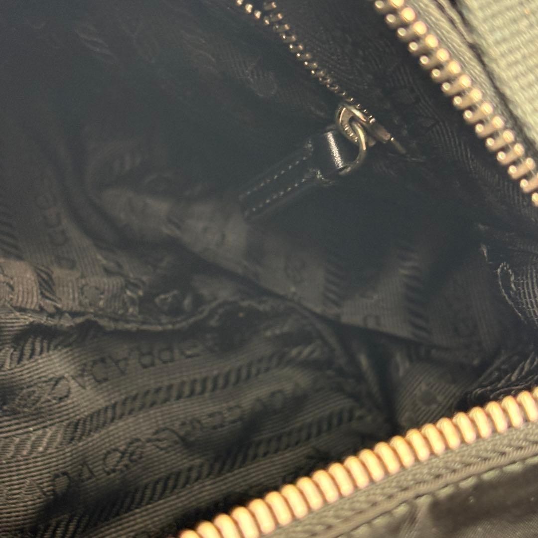 PRADA Nylon Leather Combination One Shoulder Bag Black thumbnail 19