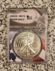 2022 Silver Eagle Key Date Coin ANACS Certified MS70