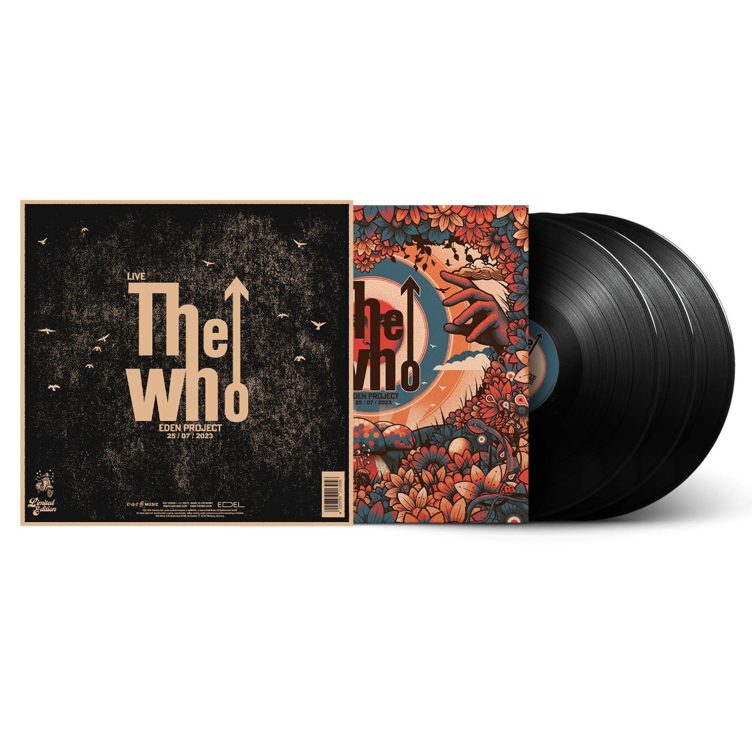 The Who - Live at Eden Project Limited Edition 3LP Vinyl 12'' Album