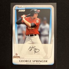 2011 Bowman Draft Picks & Prospects #BDPP81 George Springer RC (BLUEJAYS) !!
