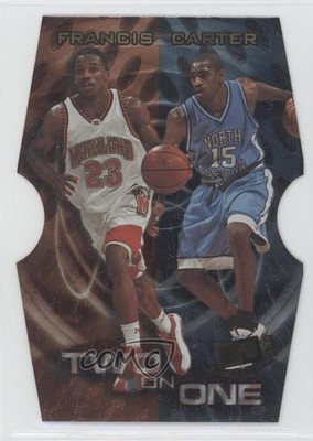 1999 Press Pass SE Two On One Steve Francis Vince Carter #TO2B HOF 0j6