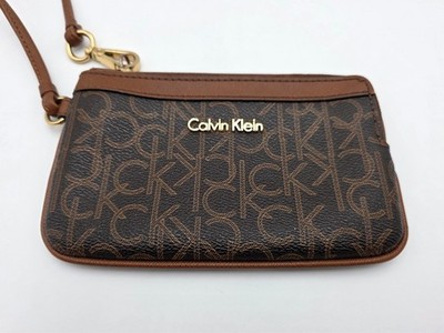 Calvin Klein Change Purse Logo Small Leather 7 inches