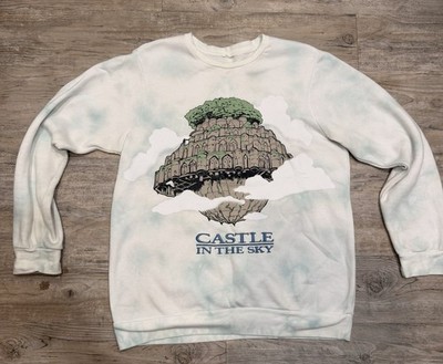 Studio Ghibli Castle In The Sky, Mens Large Crewneck Sweater
