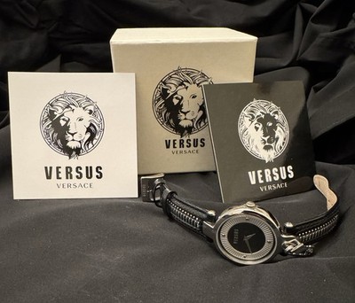 Versace Versus Stainless Steel Watch Women Silver/Black