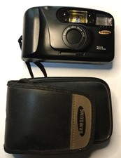 Samsung AF 333 35mm compact camera analogue camera with case