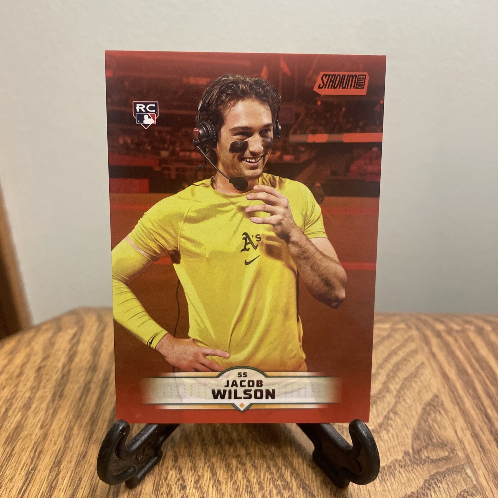 2025 Topps Stadium Club #33 Jacob Wilson RC Rookie Bronze Foil Athletics