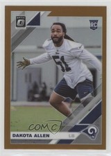 2019 Panini Donruss Optic Rookies Bronze Prizm Dakota Allen #117 0b3