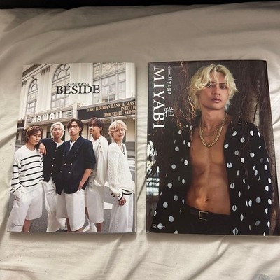 BESIDE & MIYABI Photo Book Set with Autograph Separate Sale Available