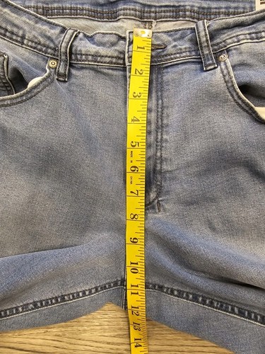 Buffalo David Bitton Axel Jeans Mens 38x30 Blue Slim Fit Light Wash Stretch Mid - Picture 7 of 14