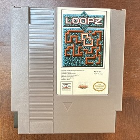 Loopz NES Nintendo Complete CIB Authentic! Very Good Condition! NICE!