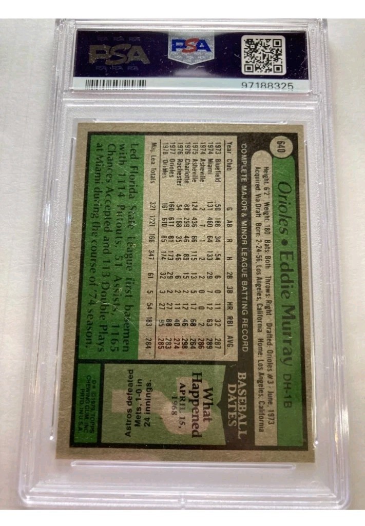 1968 Topps - Johnny Unitas #100 PSA 4  view 2