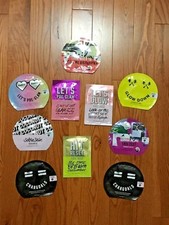 VICTORIA'S SECRET PINK LOT OF 10 FACE MASKS NEW
