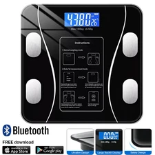 Rechargeable Display Weight Scale BMI Bluetooth Body Fat Scale Bathroom Scale 