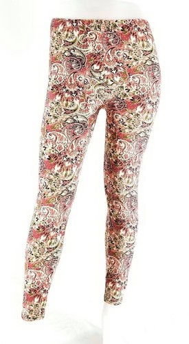Paisley  Multi Buttery Soft Leggings One Size - Bild 1 von 4