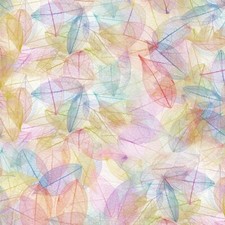 Wildflowers By Hoffman Fabrics - Pastel Leaves V5252-135