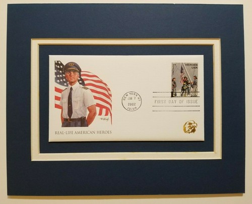 AMERICAN HEROES - PILOTS - 9-11 - FRAMEABLE POSTAGE STAMP ART - 0939 | eBay