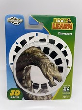 Dinosaurs Look Learn 3D View-Master 3 Reel Packet SEALED Fisher Price 2006