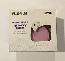 FUJIFILM Instax Mini 8 Groovy Case Pink Never Used Original Box