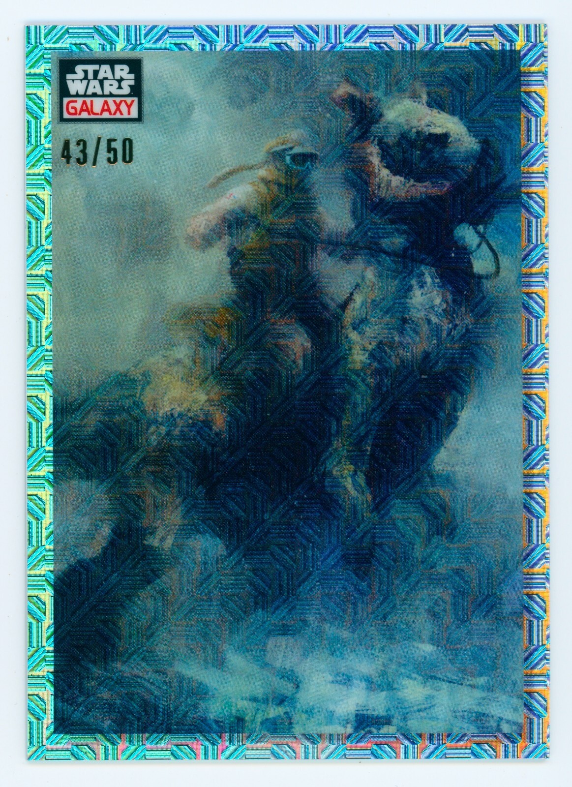 2023 Predator & Prey Topps Chrome Star Wars Galaxy Mojo Refractor 43/50 #76