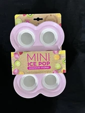 Evriholder Mini Ice Pop Popsicle Maker Pink 6 ct Round