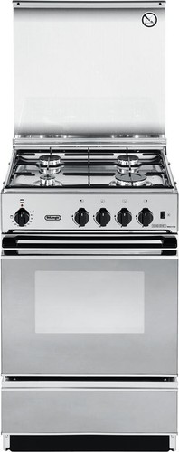 De Longhi Cucina a Gas 4 Fuochi Forno Elettrico Grill 50x50 cm Inox - SEx  554 N | eBay