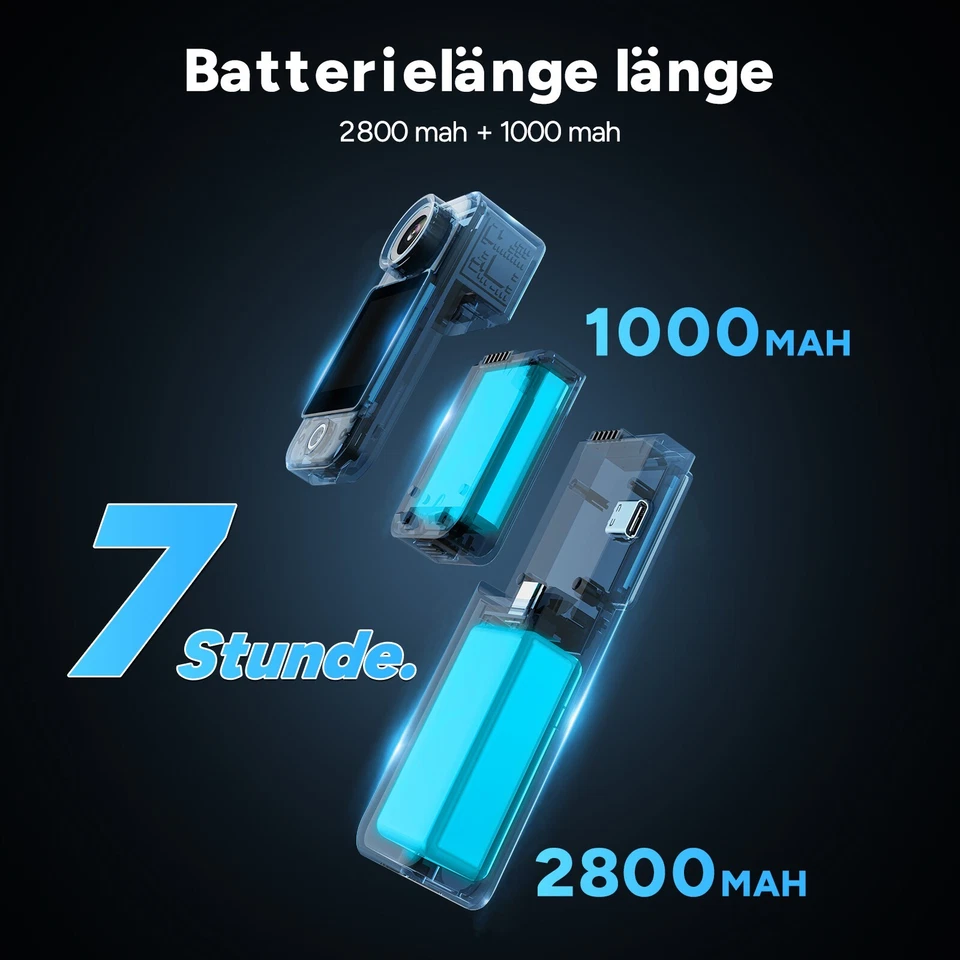 SJCAM C300 Action Kamera 4K30fps Dual Touchscreen Sportkamera WiFi 20MP EIS - Bild 3 von 4