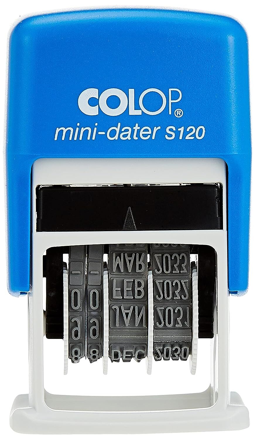 COLOP Stamp S120 Dater Blue Body/Blue Pad- Rubber Stamp/Self Inking ...
