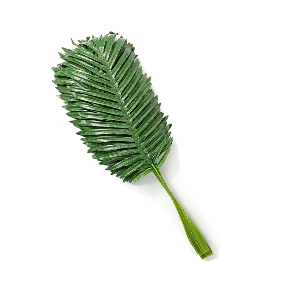 63cm 10pcs Artificial Palm phoenix Tree Branch Leaf Frond Home Patio Sago - Image 4 of 4