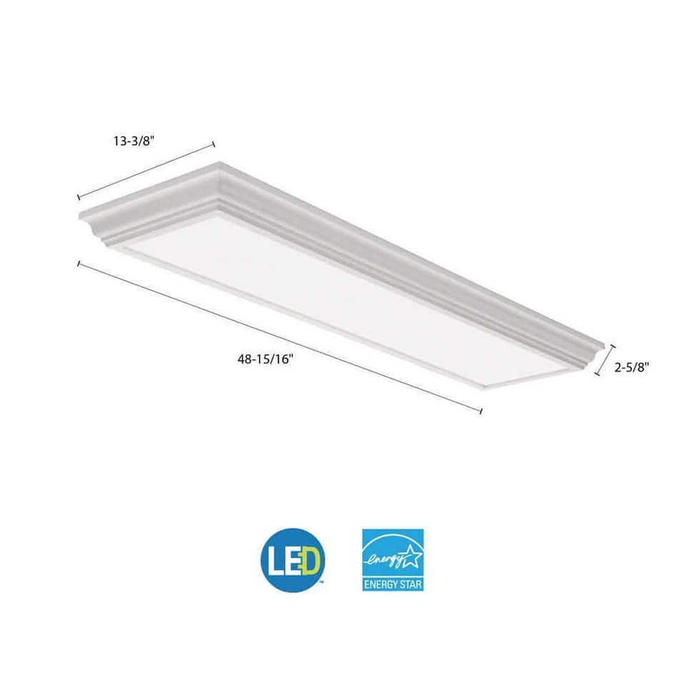 Iluminación LED empotrada Lithonia 4' 64W equivalente 3300 lúmenes 4000K Foto 3 de 4