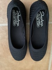 Skechers Shoes Women's 7 Cleo Stretch Fit Slip On Flats Memory Foam