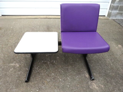 Vtg Mid-Century Modern Eames Era Atomic 60s KRUEGER Telephone Table Chair Bench