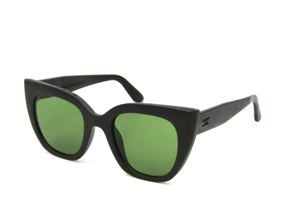 Toms Sydney Black Traveler Collection Sunglasses, Black 