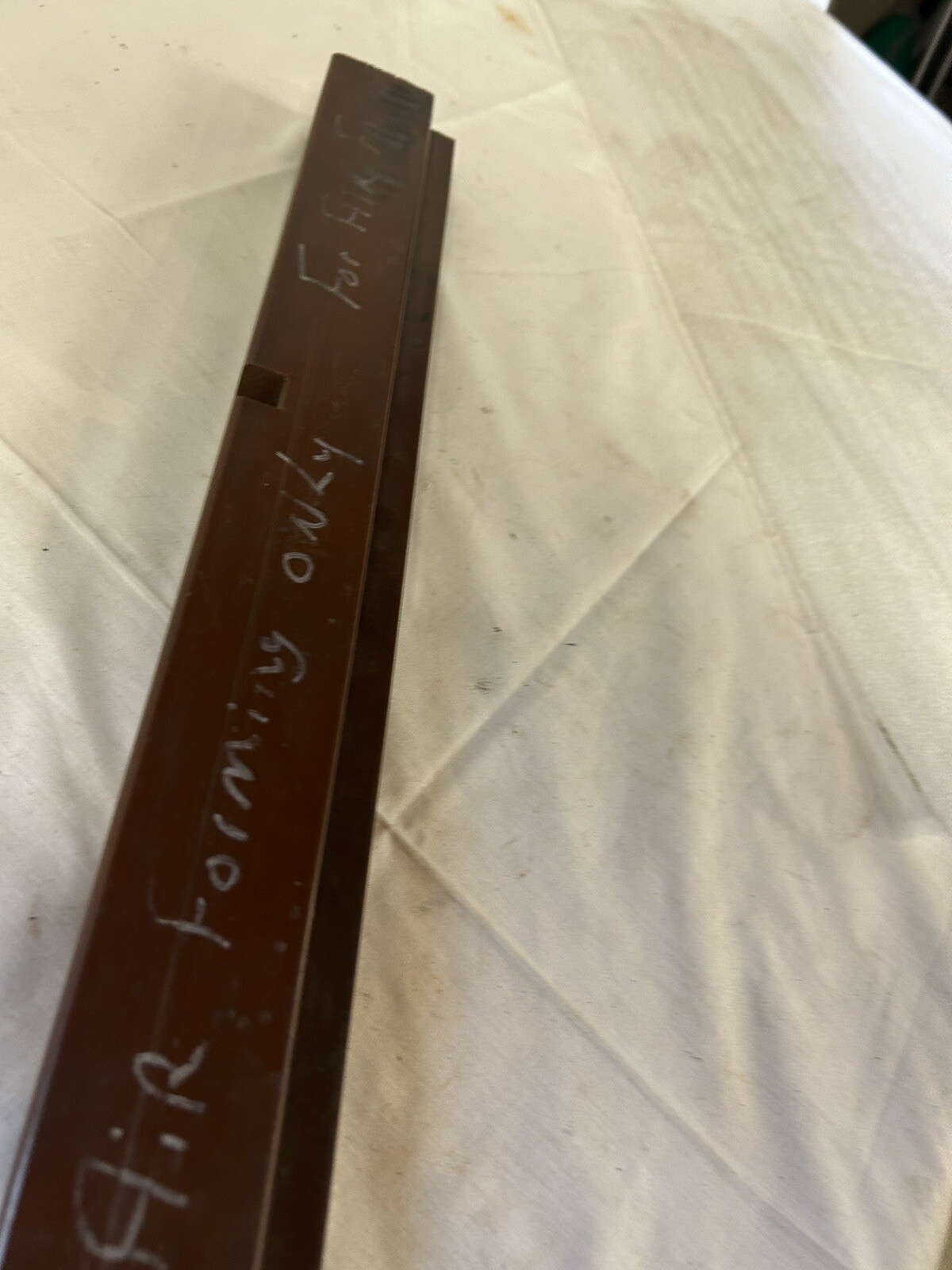 .375Vee, 90 Degree, Polyurethane Press Brake Die, 75 D 17.250” Air