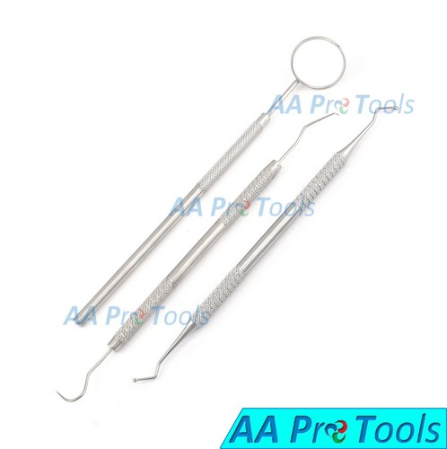 Dental Hygiene Tool Set - Dental Tooth Pick, Mouth Mirror, Tarter Scraper x3 - Picture 3 of 3