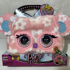 PURSE PETS Pink Bamboo Boo Koala Girls Purse with Sounds Interactive NEW 
