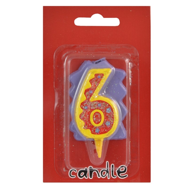 CELEBRATION / BIRTHDAY CANDLES BOOFLE AGES PRINCESS NUMBER