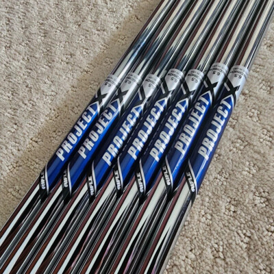 NEW Authentic Project X Steel Iron Shafts (7) 4-PW 6.5 X-Stiff .355 Taper Tip