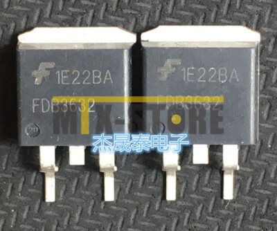 5PCS FDB3632 80A/100V N channel TO263 MOS transistor field effect tube NEW