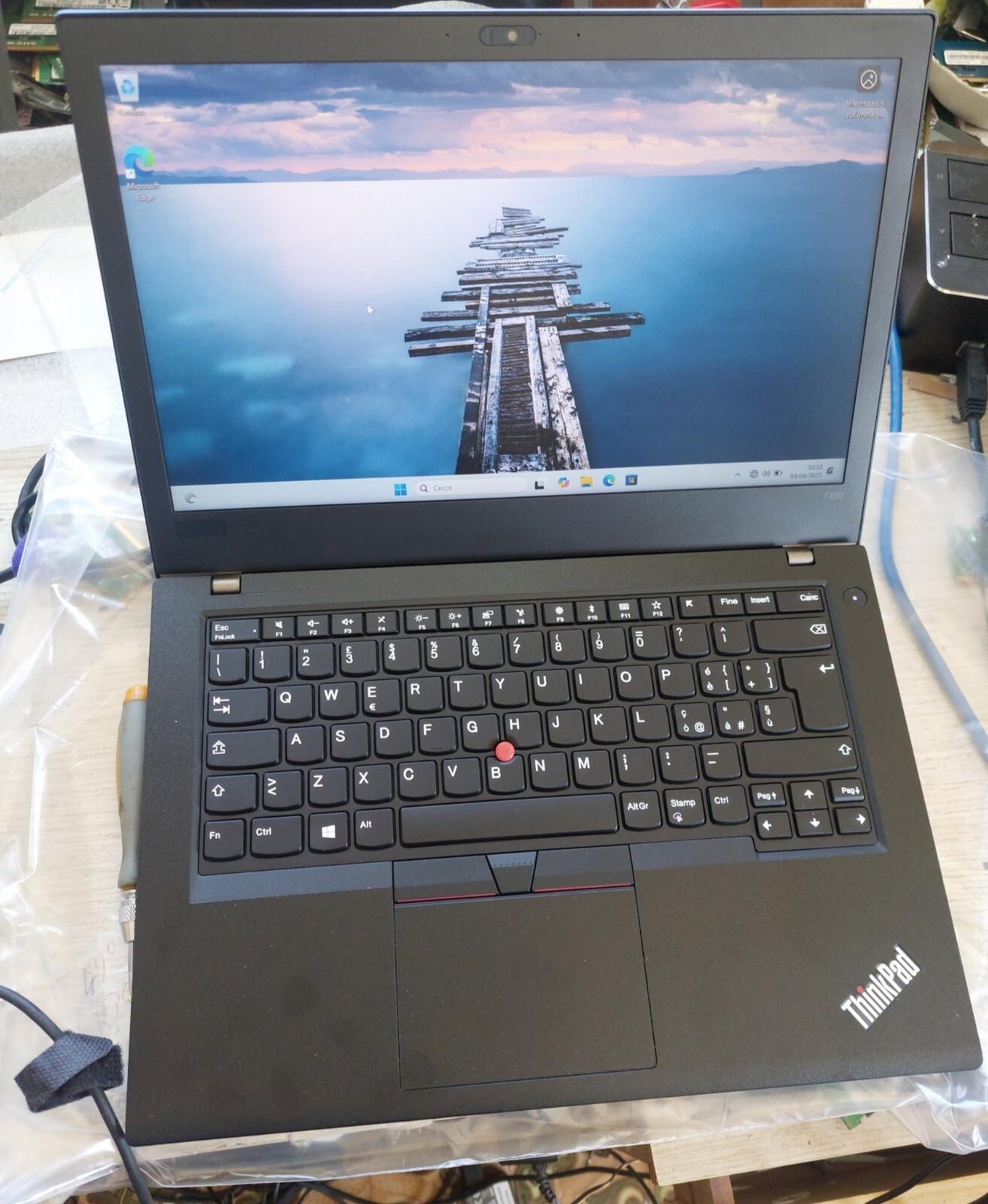Computer Notebook Lenovo ThinkPad T480 i5 8° 14" FHD GRADO A+++ italiano
