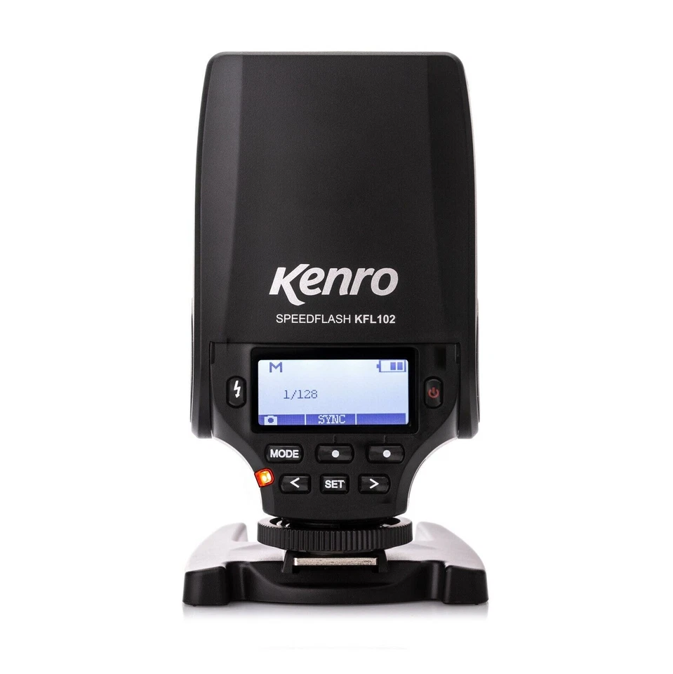 Kenro Mini Speedflash Small Flashgun for DLSR Camera with Stand Diffuser + Case - Image 2 of 4