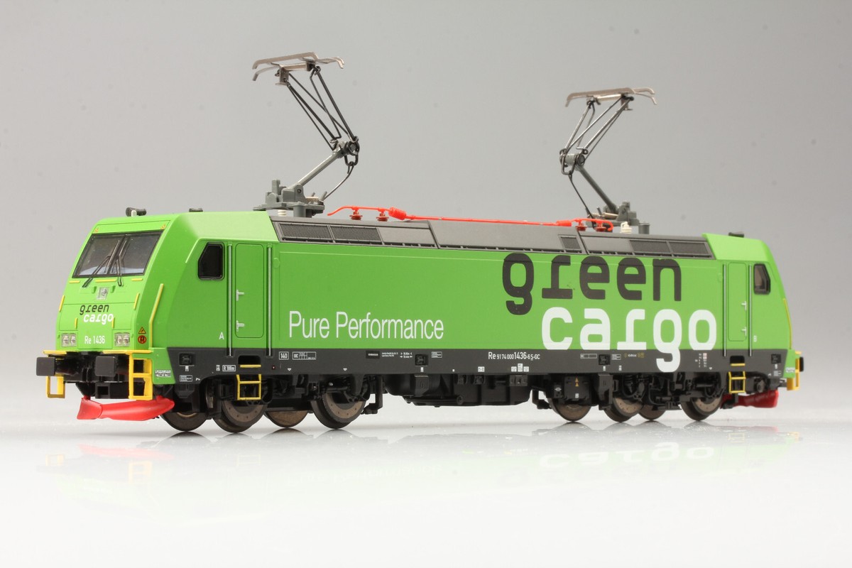 H0 Piko 59545 BR 185.2 1436 Green Cargo dig. Test ok Schmutz H0 Piko 59545 BR 185.2 1436 Green Cargo dig. Test ok Schmutz