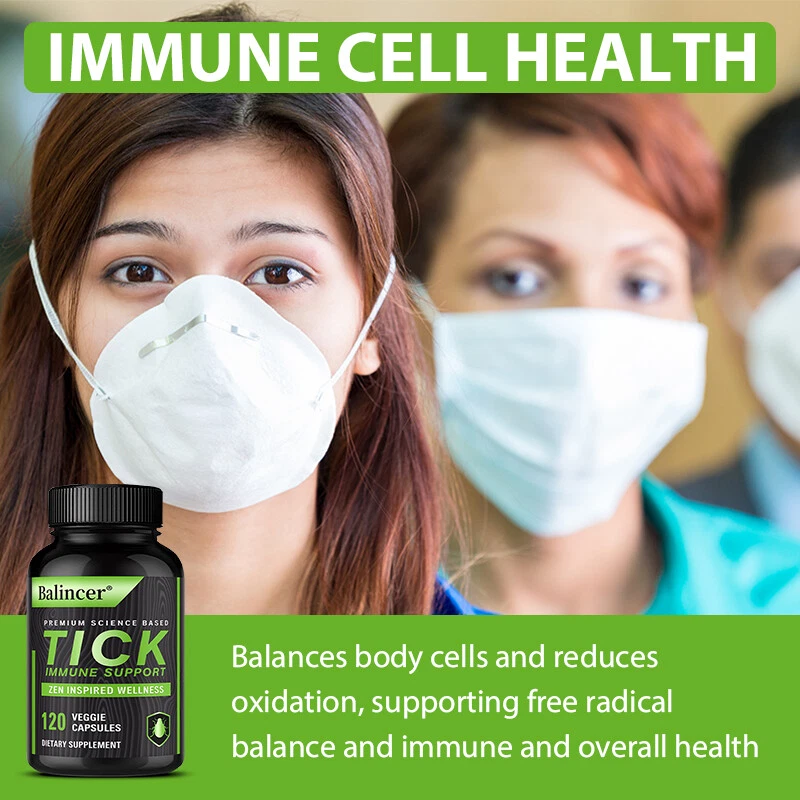 Suplemento de apoyo inmunológico para garrapatas - equilibra las células del cuerpo y reduce la oxidación Foto 4 de 4
