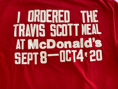 Travis Scott x CPFM 4 CJ Cactus Jack Burger Mouth T-shirt