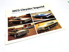 1973 Chrysler Imperial New Yorker Town & Country Newport Brochure