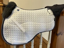 Mattes Couture Custom Euro Pad And matching Bonnet - Graphite And Navy