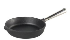 Skeppshult Schmorpfanne Bratpfanne Induktion Gusseisen Pfanne 20cm + Steakmesser